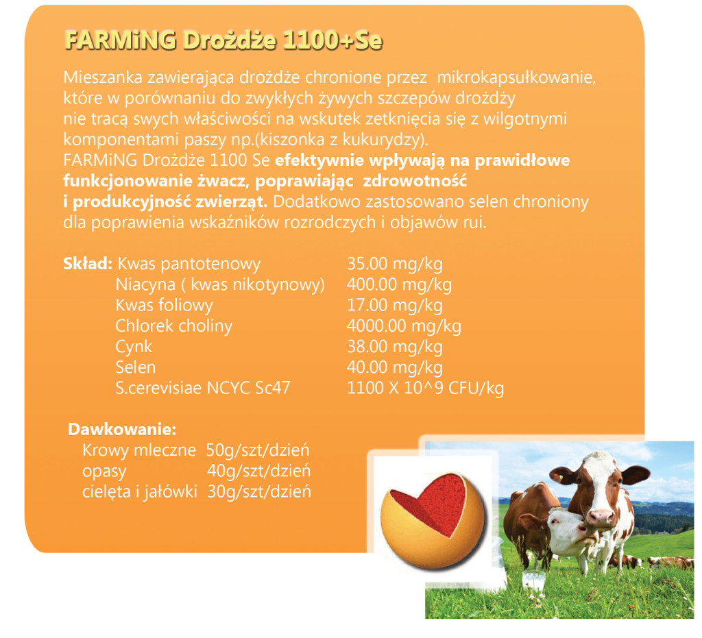 Farming Drożdże 1100+Se